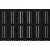  Zidno uzglavlje crni 147x3x90 cm od masivne borovine | shoptok.hr