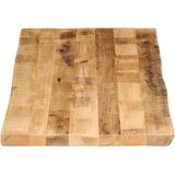 Stolna ploča sa živi rub 140x60x3,8 cm masivno grubo drvo manga | shoptok.hr