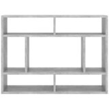  Zidna polica siva boja betona 75 x 16 x 55 cm konstruirano drvo | Eponuda.ba