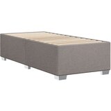 vidaXL Krevet s oprugama i madracem smeđesivi 80x200 cm od tkanine | shoptok.hr