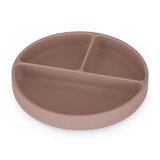 Petite&Mars take&match 6m+ deljeni krožnik okrogla velvet latte 1 kos | Shoptok.si