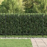  Ograda sa šiljcima Crna 200 x 130 cm Čelik s prahom premazan | shoptok.hr
