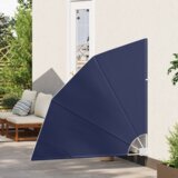 vidaXL Zaslon za zasebnost na balkonu Mornarsko modra 140 x 140 cm | Shoptok.si