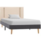  Okvir za krevet od tkanine LED krem i tamnosivi 100 x 200 cm | Eponuda.ba