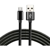 EverActive cable micro USB 1m - Black, braided, quick charge, 2,4A - CBB-1MB | shoptok.hr