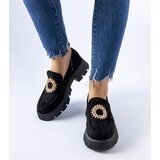 Gemre Black moccasins adorned with a Stanislas buckle | shoptok.hr