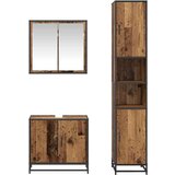  Set namještaja za kupaonicu 3 pcs Staro drvo 65 x 33 x 60 cm | shoptok.hr