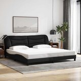  Okvir za krevet bez madraca Hvar crni 200x200 cm od tkanine | shoptok.hr