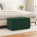 Stolica Tamnozelena 81 x 41 x 40 cm Svileni i Fino Radeći Drvo | shoptok.hr