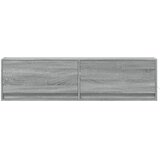  Zidni TV ormarić s LED svjetlima siva boja hrasta 140x31x38 cm | Eponuda.com