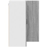 vidaXL Stenska kuhinjska omarica s polico Siva Sonoma 57 x 57 x 80 cm | Shoptok.si