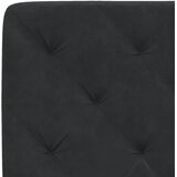  Krevet s madracem crni 120 x 200 cm baršunasti | shoptok.hr