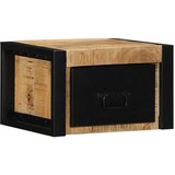 vidaXL Nočna omarica 40x35x25 cm Masivni neobdelan les Mango Cene