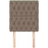  Uzglavlja 2 kom smeđesiva 80x7x78/88 cm od tkanine | shoptok.hr
