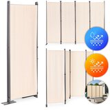 Multi Garden preklopni paravan za vrt i prostorije, 4-dijelni &amp;ndash; 167x216 cm, bež Slike