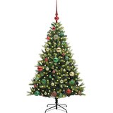  Umjetno rasklopivo božićno drvce 150 LED-a Zelena 120 cm | shoptok.hr