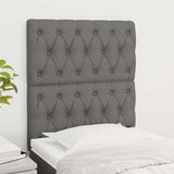  Uzglavlja 2 kom tamnosiva 80x7x78/88 cm od tkanine Cijene