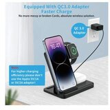  Desktop drzač za mobilni telefon Z5G 3u1 (wireless punjac za mobilni telefon, slusalice i Apple smart watch) | Eponuda.com