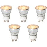 LUEDD Komplet 5 GU10 3-stopenjskih zatemnitvenih LED žarnic 35 mm 4W 200 lm 2200K | Shoptok.si