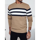 DStreet Sweter męski ciemnobeżowy