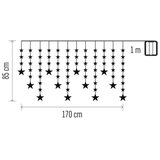  LED spoljni lanac 120xLED 3xAA 1,7 m IP44 topla bela | Eponuda.com