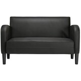 SOFA za dvije osobe crna 110 cm umjetna koža | shoptok.hr