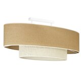  Duolla - Plafonski luster DOUBLE OVAL YUTE 2xE27/15W/230V braon/krem | Eponuda.com