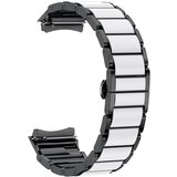 INF Združljiv s Huawei WATCH5: Keramični kovinski pašček za WATCH5 42mm Black&White, (5000079503) | Shoptok.si