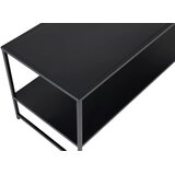 Venture Home Staal klub stolić 102 &amp;times; 43 cm, crni Slike