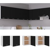 vidaXL Viseča omarica 2 kosa črna 50x31x60 cm iverna plošča, (20716759) Cene