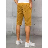 DStreet Spodenki męskie jeansowe musztardowe | Shoptok.si