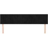  Posteljno vzglavje 2 kosa črno 80x5x78/88 cm žamet, (20793806) | Shoptok.si