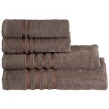 Casa Selección Smeđi pamučan ručnik od frotira 70x140 cm Simple – Cijene