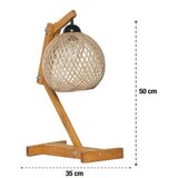 Opviq Stona lampa E27 Grlo, Bež-Smeđa | Eponuda.ba