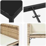  Vrtni set za objed 5 pcs Bež poliratan | shoptok.hr