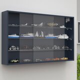 MID.YOU VISEČA VITRINA, antracit | Shoptok.si