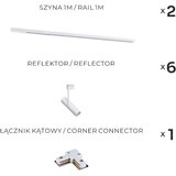 Zuma line 3576 - Reflektor za šinski sistem LISA 6xGU10/35W/230V, beo | Eponuda.com
