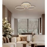 Globo 67824-40 - LED prigušiva plafonska svetiljka MILES 40W/230V 57x99,2 cm srebrna+daljinski upravljač | Eponuda.com