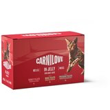 Carnilove Cat Adult multipakiranje vrečk, koščki v želeju - 3 okusi - 12 x 85 g | Shoptok.si