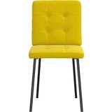  Jedilni stoli 4 kosi rumen žamet, (21822630) | Shoptok.si