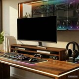 Stalak za monitor boja smeđeg hrasta 100 x 24 x 13 cm drveni | shoptok.hr
