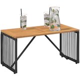 Vanjski stol Crna i smeđa 80 x 40 x 40 cm poliratan | shoptok.hr