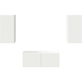  Set TV komoda Zidne 6 pcs Bijelo Konstruirano drvo | shoptok.hr