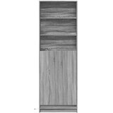  Visoka komoda LED boja hrasta 69x32,5x200 cm konstruirano drvo | shoptok.hr