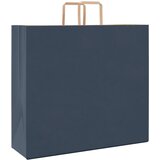  Papirnate vrećice 250 kom s ručkama plave 54x15x49 cm | shoptok.hr