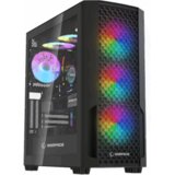  Kućište gaming RAMPAGE SHELOB Mesh, Tempered Glass, 4*ARGB Infinity Fan, Hub, E-ATX, Mid-T, 39991 | Eponuda.ba