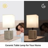 Aigostar Stona lampa 1xE14/40W/230V siva/bela | Eponuda.com