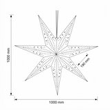 Brilagi LED Božićna dekoracija LED/2xAA 100 cm zvezda | Eponuda.com