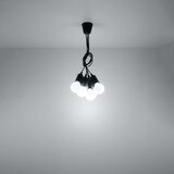  Obesna svetilka DIEGO 5 črna, (21347713) | Shoptok.si