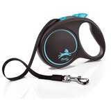 Flexi Povodac za pse Flexi BLACK DESIGN 5 m Plava Veličina M Cijene